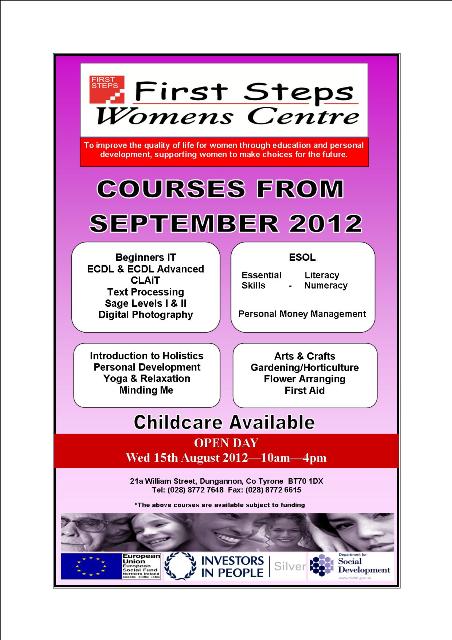 September 2012 flyer