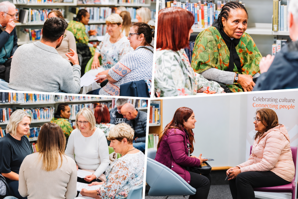 Library Community Conversations Collage